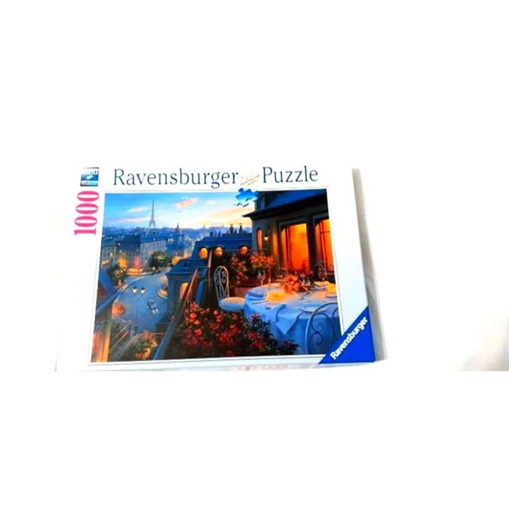 Ravensburger 1000 Piece Jigsaw Puzzle 'Paris Balcony' #194100 2014 ~27"x20" #4